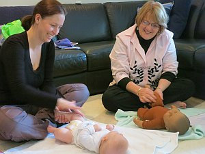 Marilyn has taught 100's of parents baby massage - and they love it too