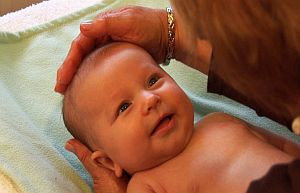 Baby Massage is good for all babies and they love it